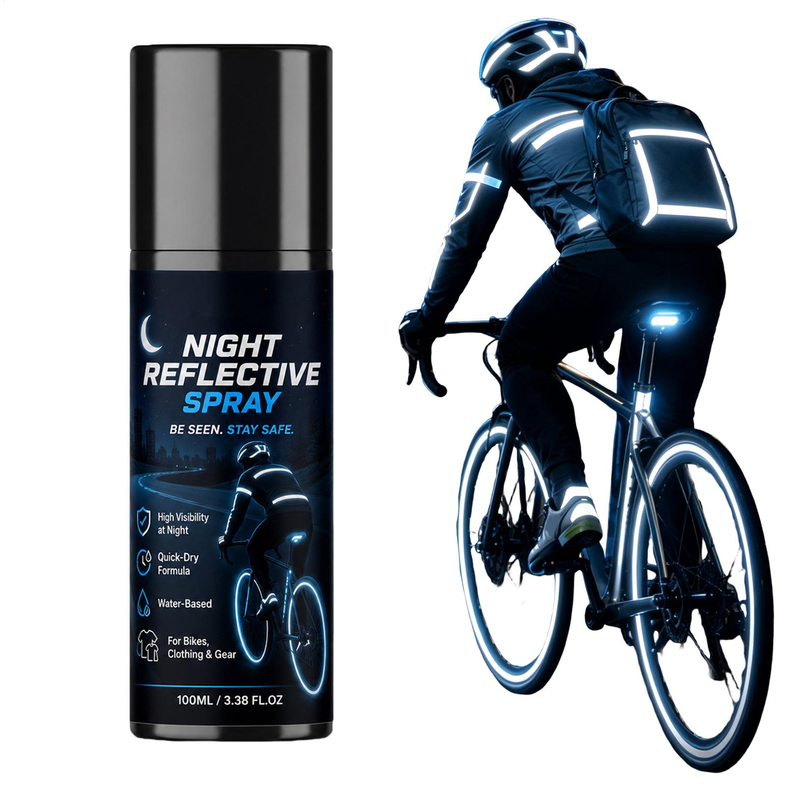 Running Visibility Gear - Spray reflectante nocturno de 100 ml,