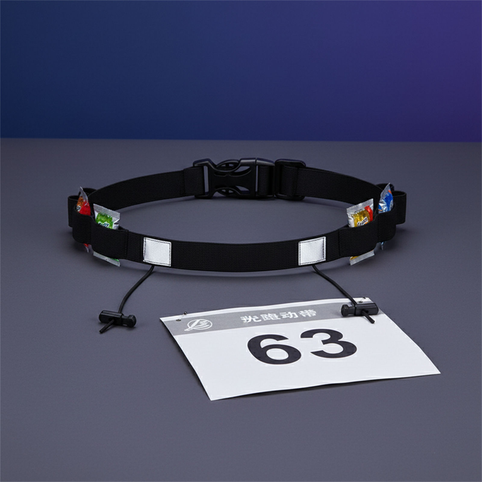 Race Bib - Cinturón Reflectante para Triatlón y Carreras