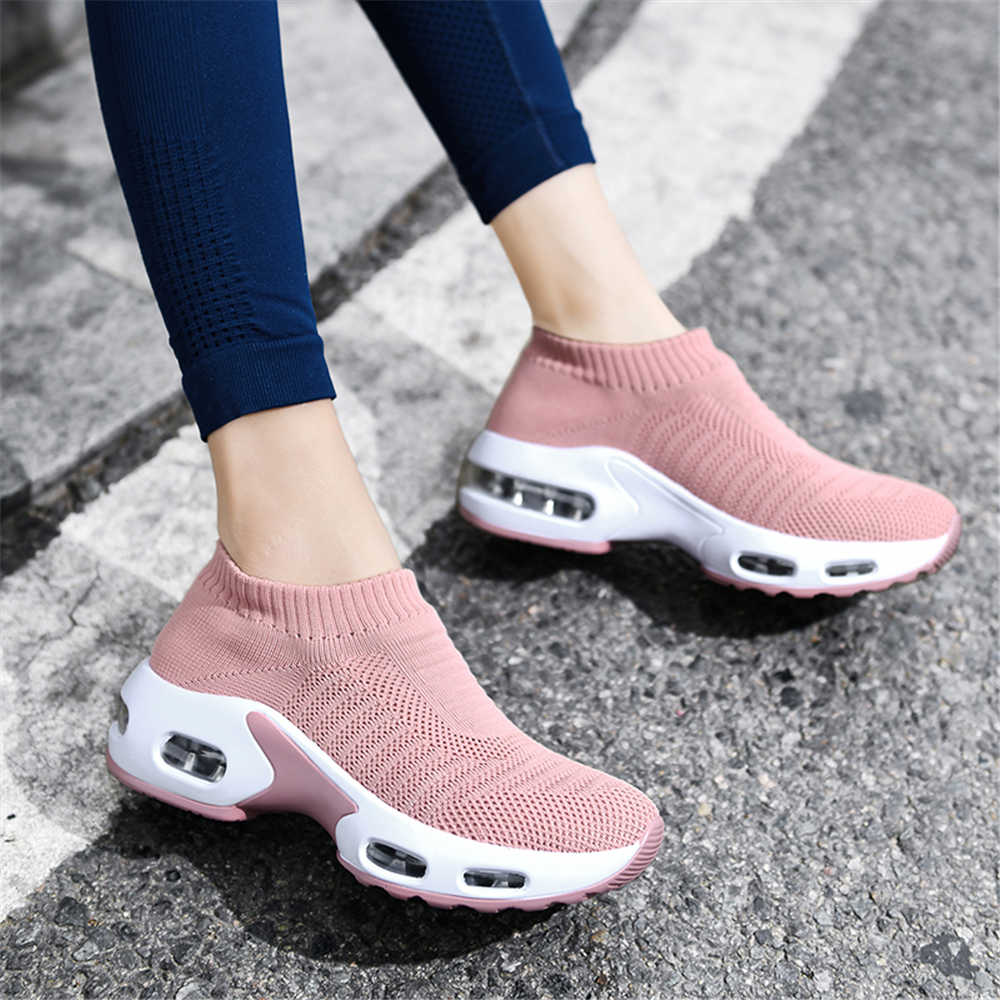 Running Shoes Women - Botas de tacón para mujer, talla