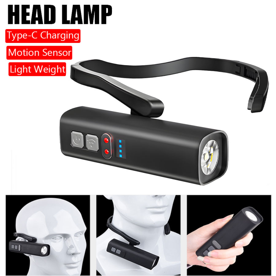 Running Headlamp - Linterna frontal con Clip para la