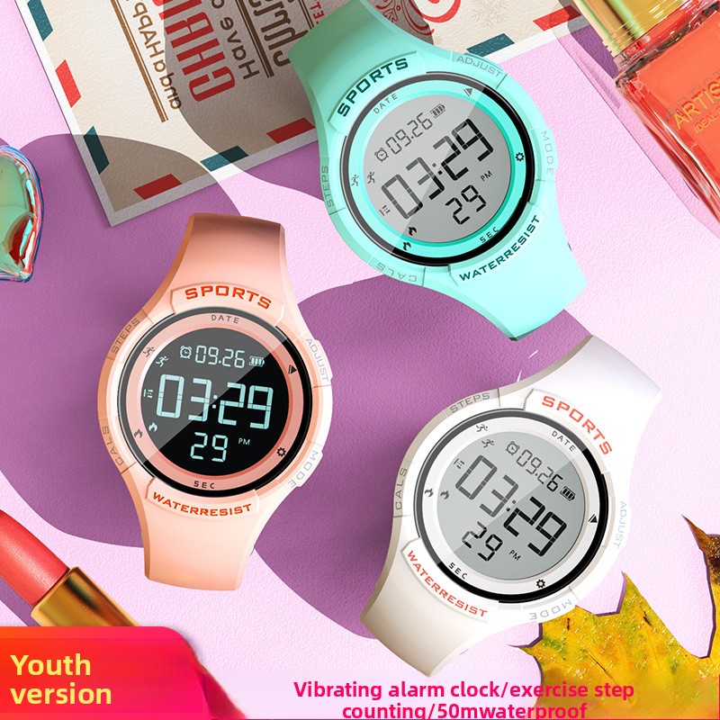 Running Watch - Reloj LED de Silicona Impermeable 2026
