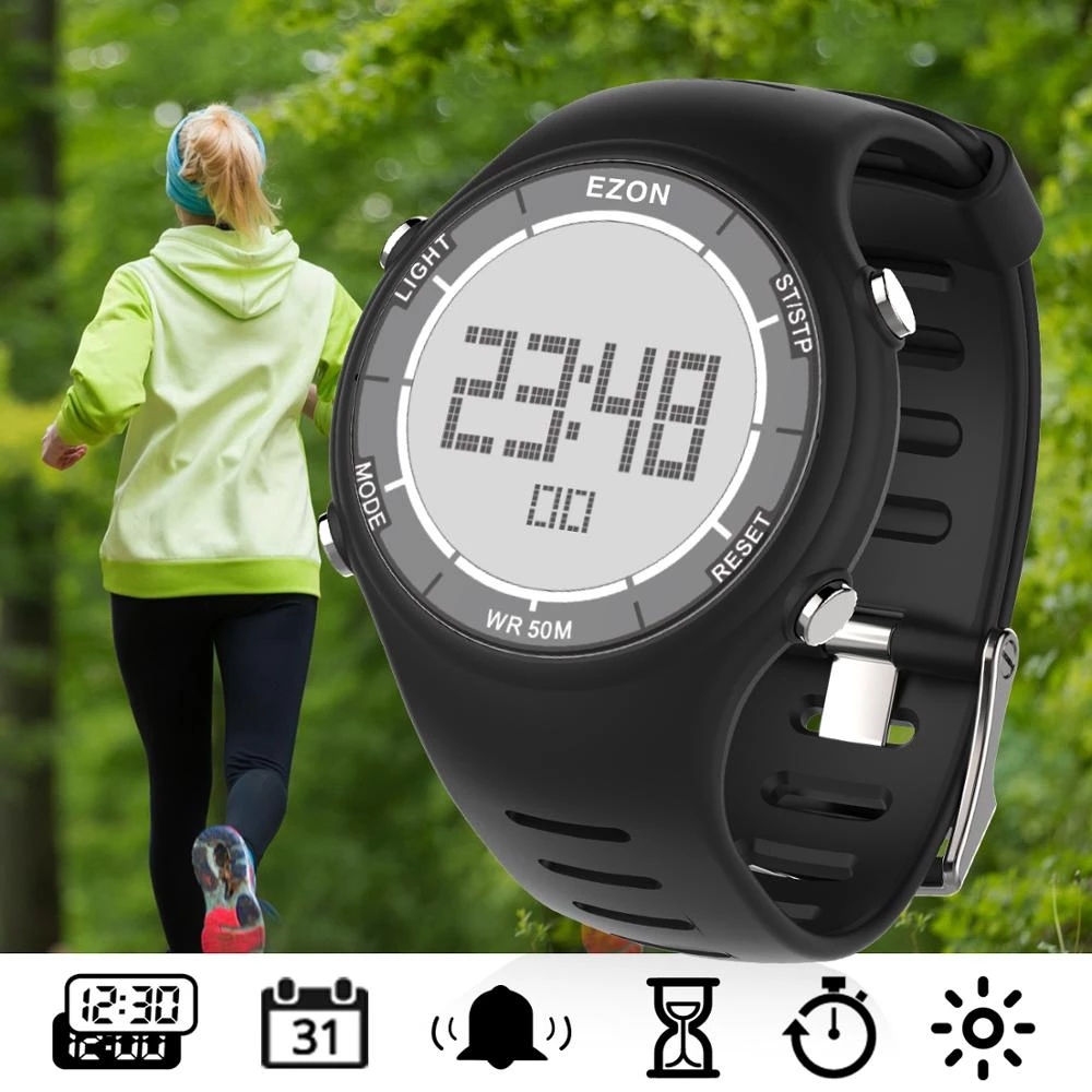 Running Watch - EZON nueva moda mujer reloj deportivo