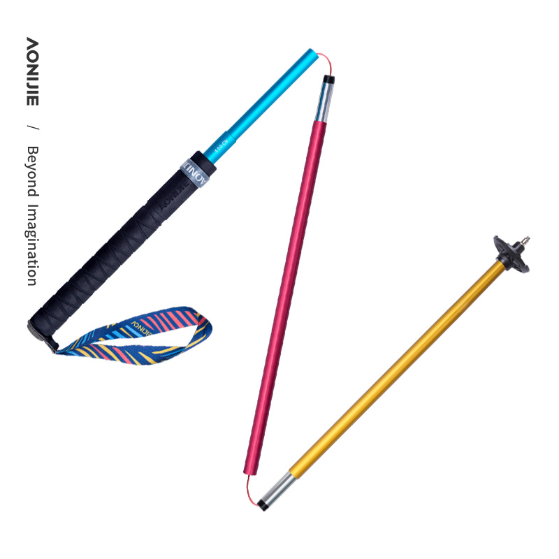 Trekking Pole Carbon - 2 palos de senderismo plegables AONIJIE