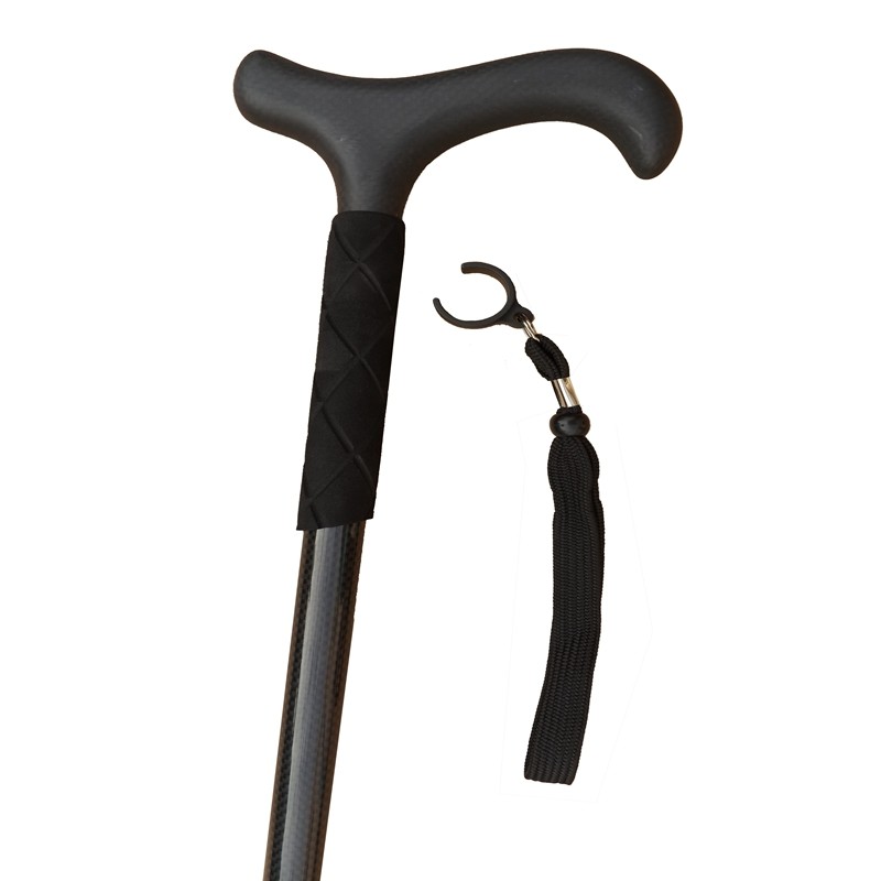 Trekking Pole Carbon - Bastón de Senderismo Ultraligero de Fibra