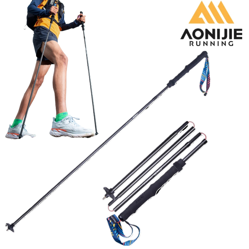 Trekking Pole Carbon - 2 palos de senderismo plegables AONIJIE