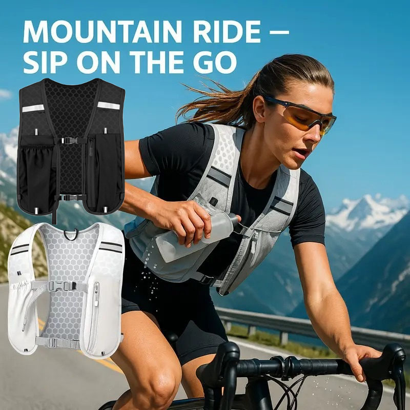 Hydration Vest - Chaleco deportivo unisex, resistente al agua