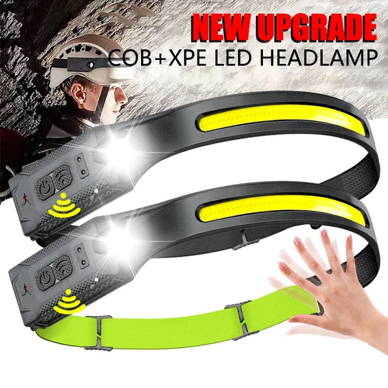 Running Headlamp - Linterna frontal LED recargable por USB,