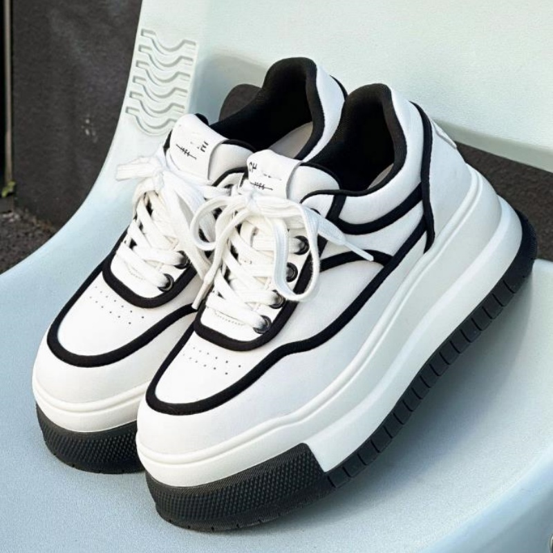 Running Shoes Women - Nuevas Zapatillas Deportivas Vulcanizadas de Cuero