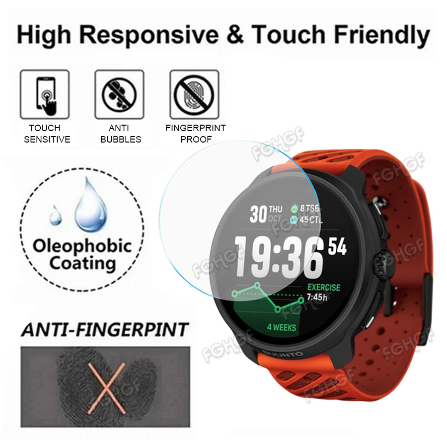 Running Watch - Protector de película protectora de vidrio