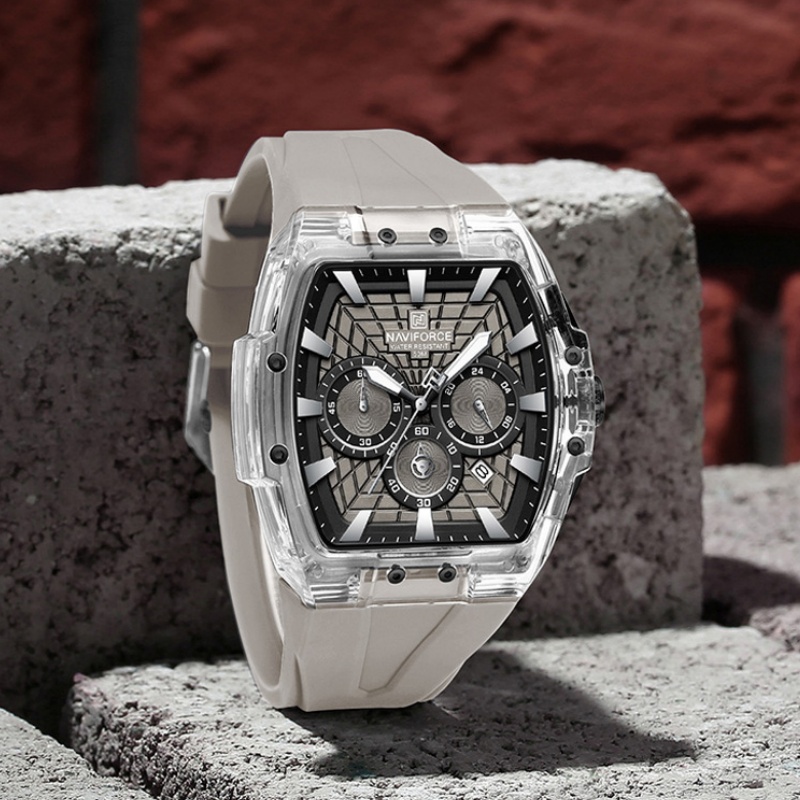 Running Watch - Reloj Cronógrafo Multifuncional NAVIFORCE NF6113 para