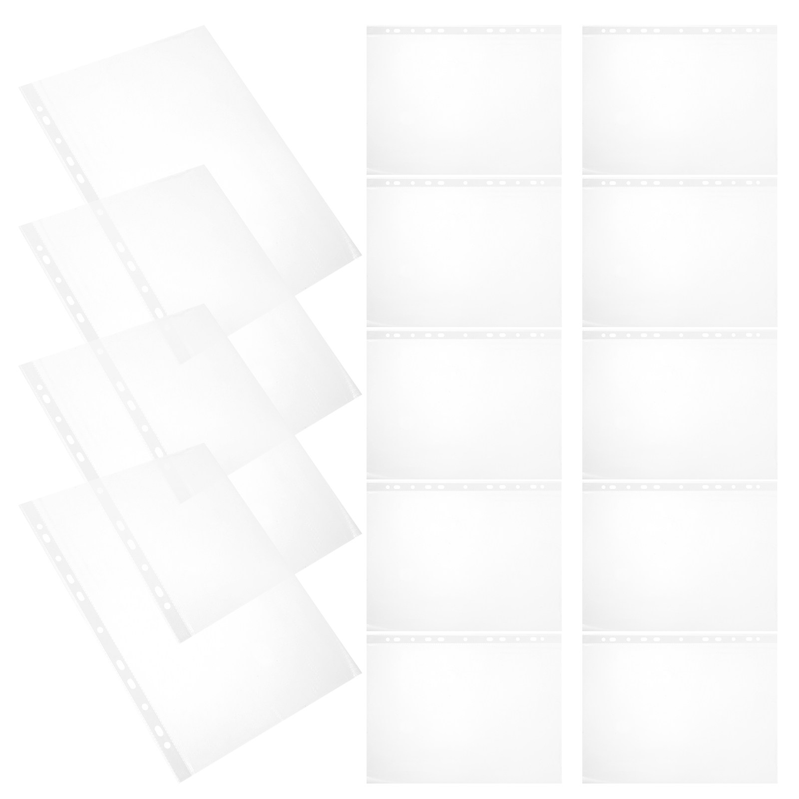 Race Bib - 100 Bolsas Transparentes de PVC para
