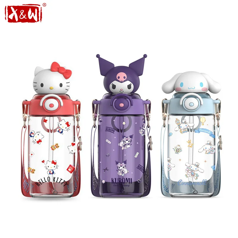 Running Gear Kids - Vaso con pajita X&W Kawaii Sanrio