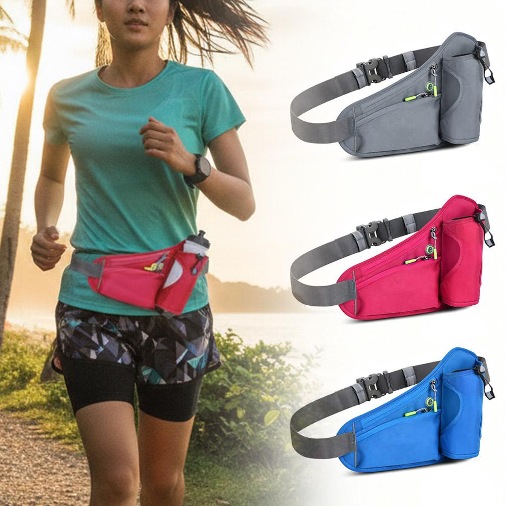 Running Belt - Riñonera con Porta Botella de Agua,