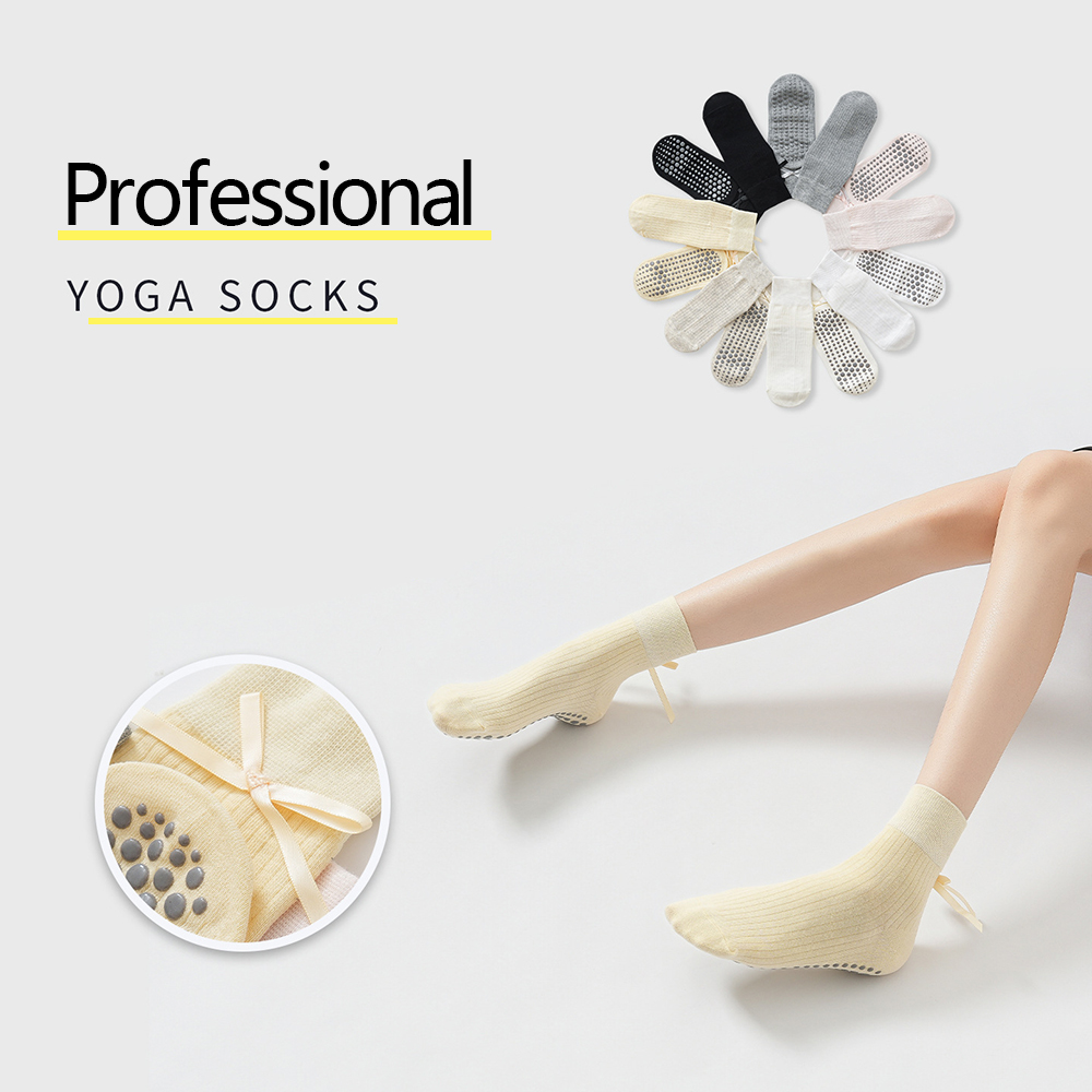 Sports Socks - Lindos Calcetines de Yoga con Lazo
