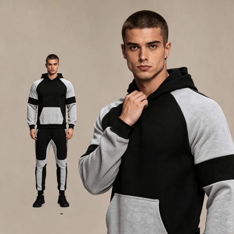 Joggers Pants - Conjunto de Sudadera con Bloques de