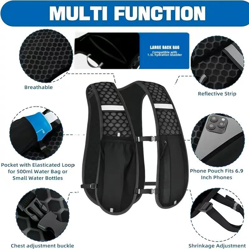 Chaleco de Hidratación para Co - Hydration Vest reseña y precio