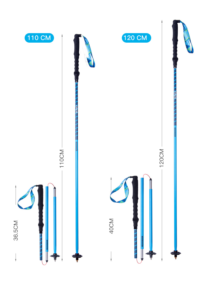 AONIJIE-bastones de senderismo - Trekking Pole Carbon reseña y precio