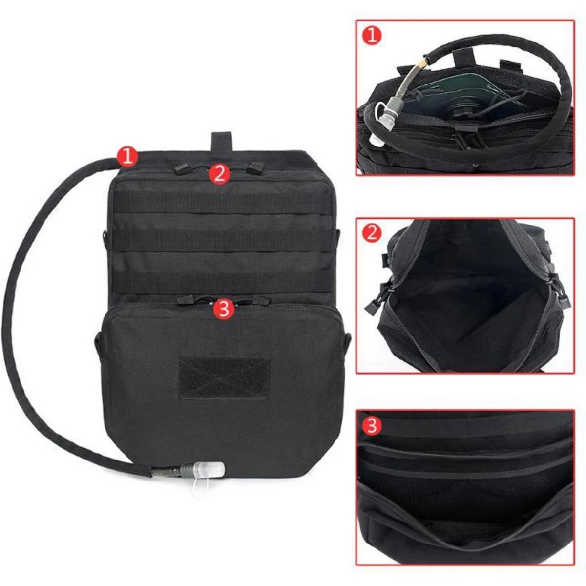Bolsa Molle para exteriores, m - Hydration Vest reseña y precio