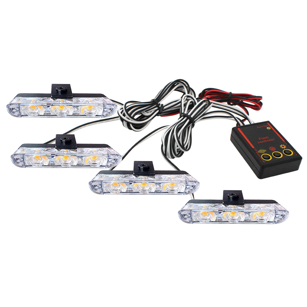Luz estroboscópica de 12V para - Running Headlamp reseña y precio