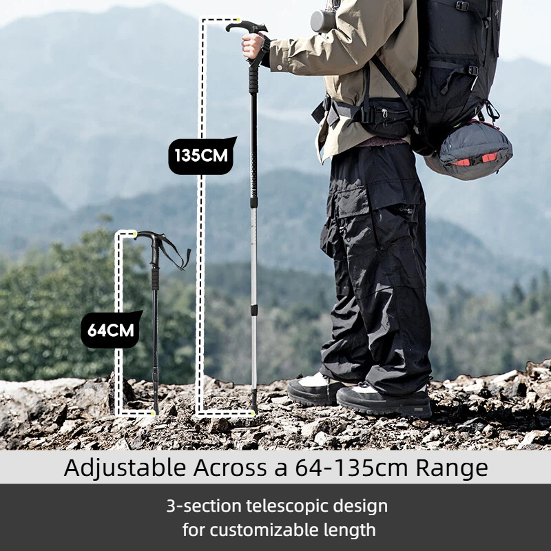 BISINNA 2 Unidades Bastones pa - Trekking Pole Carbon reseña y precio